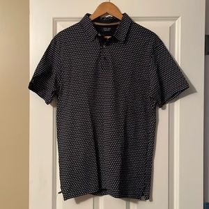 Short sleeve navy polo with Design, never worn
